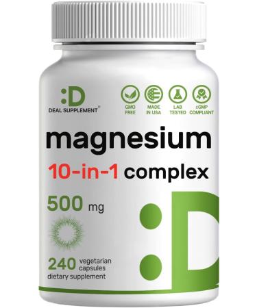 DEAL SUPPLEMENT Vitamin D3 10 000iu + K2 200mcg Softgels & Magnesium Complex Veggie Capsules Bundle Essential Sunshine Vitamins with Coconut Oil High Absorption Chelated Minerals 10-in-1 - Buy Online on GoSupps.com