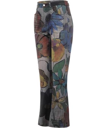 Beshionljs Women Long Running Pants with Pockets - Gold Print, High Waist XX-Large Sweatpants - Buy Online on GoSupps.com