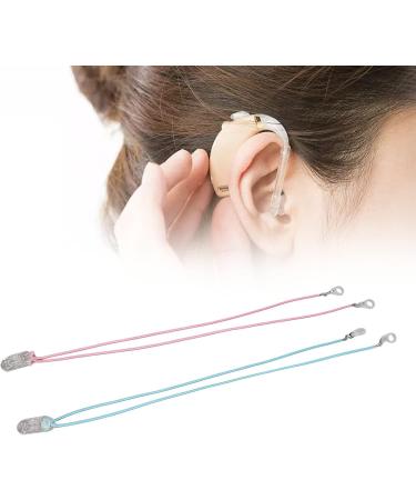 2 Pieces Hearing Aid Clips Anti Lost Lanyard Portable Security Clip Fixation Cord Hang Rope for Adults Seniors Kids and Blue - Buy Online on GoSupps.com