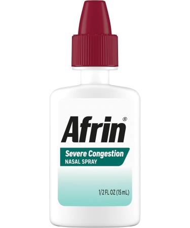 Afrin Severe Congestion Nasal Spray 15 mL - Pack of 6 | Fast Relief for Nasal Congestion | Ships Internationally - Buy Online on GoSupps.com