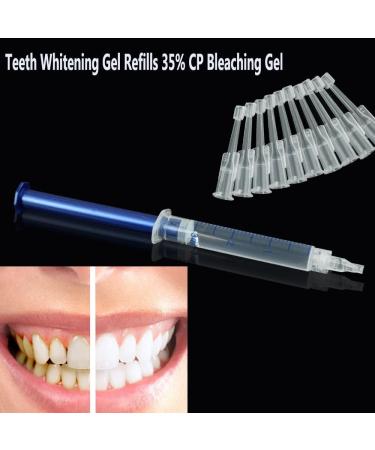 20 PCS 3ML Teeth Whitening Gel Refills 35% CP Bleaching Gel Tooth Whitener Gel Syringes Kit - Buy Online on GoSupps.com