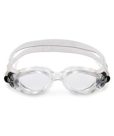 Aquasphere Kaiman |Swimming goggles swimming goggles for adults with UV protection silicone seal 180 view fitting-free and lift-safe glasses for men and women transparent-clear lens