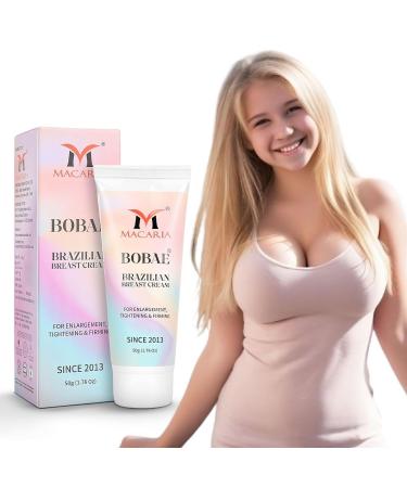 MACARIA Bobae Brazilian Breast Lift Cream Brazilian Breast Care Cream Breast Plumping Cream Strengthens Skin Elasticity & Firmness breast cream enlargement Grow Fast