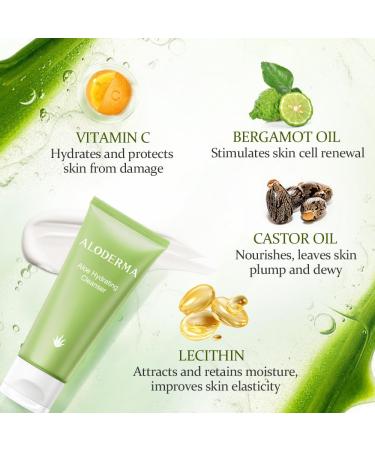Aloderma Aloe Cleanser Set 2 Pieces - Hydrating Cleanser Brightening Cleanser - Buy Online on GoSupps.com