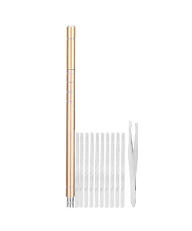 Ey brows shaving stainless steel shaving cutter of professional eyebrow shaving pencil hair engraving pen beard styling for the hair engraving (golden)