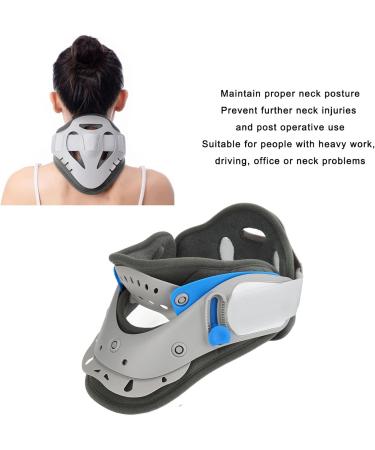 Cervical Neck Traction Device - Adjustable Neck Brace & Support for Men & Women | Neck Decompression & Stretching Relief - Buy Online on GoSupps.com