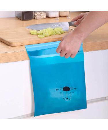 Trash Bag for Car - Multi-Purpose Trash Bag Adhesive Vomit Bags Water-Proof Garbage Bag for Motion Sickness Bedroom Haoying 15 Blue Bears - Buy Online on GoSupps.com
