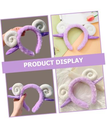 Holibanna Headband Unique Hair Decor Party Prop Sheep Horn Headdress Adorable Hairband Halloween Hairband Halloween Hair Accessory Party Headdress Lovely Hair Hoop Sheep Horn Hair Band - Buy Online on GoSupps.com