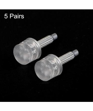Buy HARFINGTON 5 Pairs TPU High Heel Tips - Durable Replacement Caps for Women s High Heels - 3mm Pin 8mm Round Transparent - Buy Online on GoSupps.com