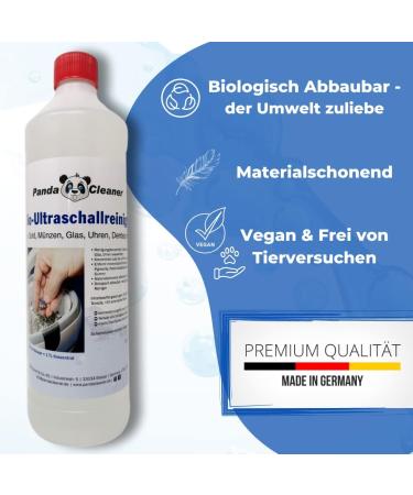 Pandaclean 5L Concentrate - Ultra Effective Liquid for Ultrasound Cleaners | For Glasses Dental Products Gold Coins Watches & More - Buy Online on GoSupps.com