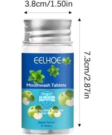 Mundwater Tabs - Fresh Breath & Sustainable Mouthwash with Green Apple Flavor | Easy to Use International Shipping - Buy Online on GoSupps.com