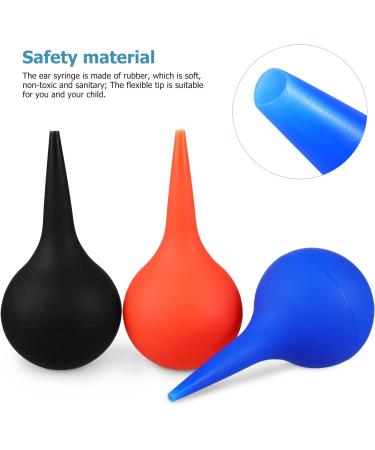 6 Pcs Ear Syringe Rubber Hand Squeeze Bulb for Adults - Ear Cleaning Laboratory Tool - Buy Online on GoSupps.com