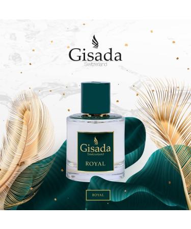 Gisada Switzerland Luxury Eau De Parfum Fragrance Unisex Perfume + Cologne for Women & Men Royal 100mL/3.3oz - Buy Online on GoSupps.com