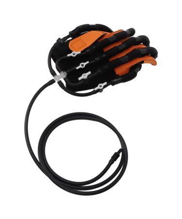Rehabilitation Robot Glove with Air Valve Finger Trainer for Stroke Recovery Hand Strengthener for Flexion Contractures Multiple Materials (Right Hand)