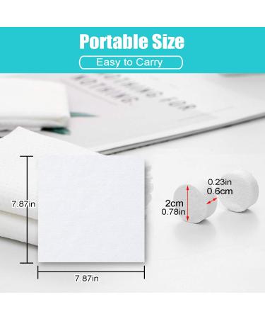GXF Compressed Towel: Portable Cotton Travel Washcloths - Hypoallergenic & Dehydrated for Camping/Hiking - 7.8 X 8.6 - Buy Online on GoSupps.com