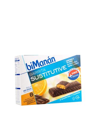 CSTLL Nutrition and health Bimanan Chocolate and Orange Bars (Pack of 8)
