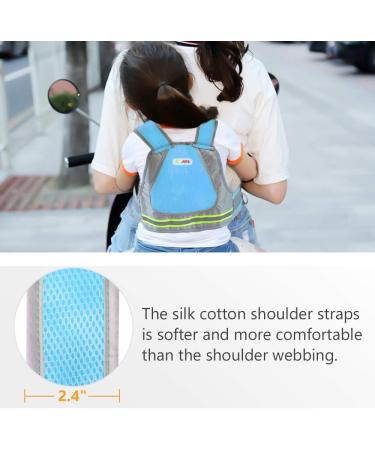 Buy Jolik Kinder Motorcycle Service - 4-in-1 Buckle Breathable & Reflective Material - Childrens Motorcycle Gurtzeug in Blue | International Shipping Available - Buy Online on GoSupps.com