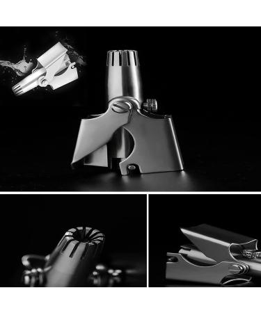 LIUHONGBO Professional Manual Ear and Nose Hair Trimmer with Grooming and Cleaning Brush Batteryfree Waterproof Painless Small and easy to clean and carry for men and women4 Silver - Buy Online on GoSupps.com