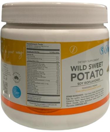 Wild Sweet Potato Soy Isoflavones Powdered Premix - Chai Apple Cinnamon Flavor | Shelo Nabel 250g | International Shipping Available - Buy Online on GoSupps.com