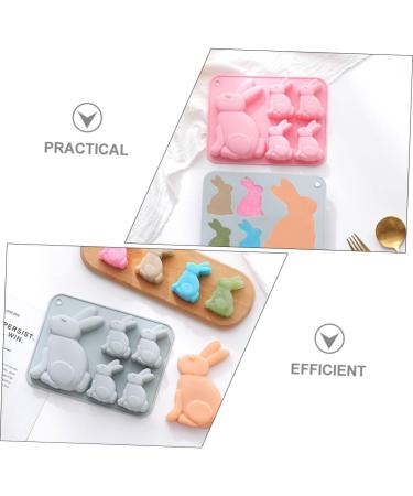 PRETYZOOM 2pcs Easter Cake Mold Easter Bunny Cake Mould Bunny Candy Mold Easter Chocolate Molds Silicone Bakery Easter Decor Easter Baking Molds 3D Silica Gel Bakeware Baking Supplies - Buy Online on GoSupps.com