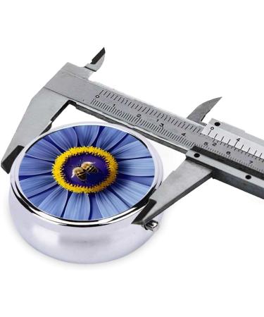 Flower Heart Beeround Pill Box - Portable 3 Compartment Travel Organizer for Pills - Buy Online on GoSupps.com