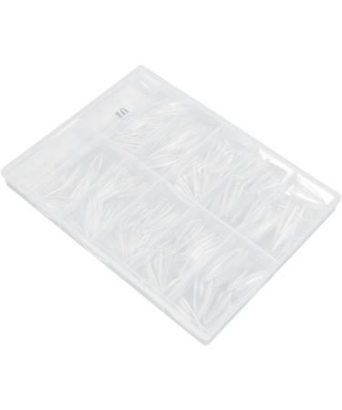 Artificial False Nail Tips False Nail Tips Set Easy Painting Ultra Thin Transparent Various Sizes for DIY Nail Art (07#) - Buy Online on GoSupps.com