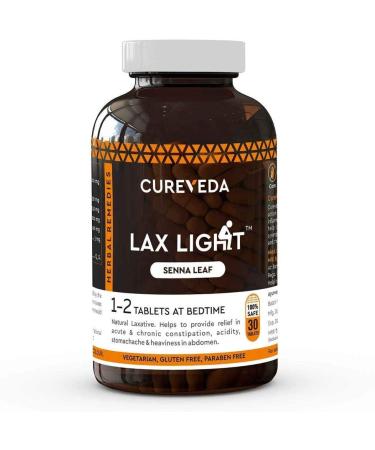 JOKE Cureveda Herbal Lax Light Senna Leaf 30 Tablets