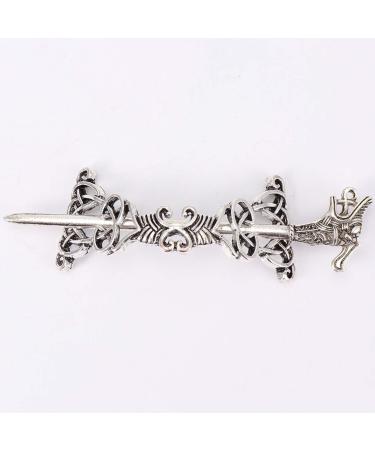 Solustre 2Pcs Celtic Hairpin - Vintage Viking Hair Clips & Alloy Jewelry Accessory - Buy Online on GoSupps.com