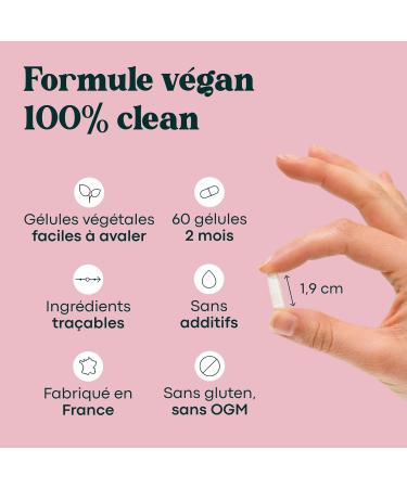 Biotin with Selenium and Zinc Accelerates Hair Growth 2 Months Cure 60 Vegetable Capsules Vitamin B8 Food Supplement Made in France Essentials by Novoma - Buy Online on GoSupps.com