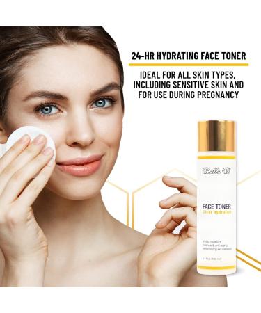 BELLA B Face Toner - Pregnancy Safe Natural Toner 5.1 oz - Fragrance-Free Moisturizer for Healthy Skin Care - Buy Online on GoSupps.com