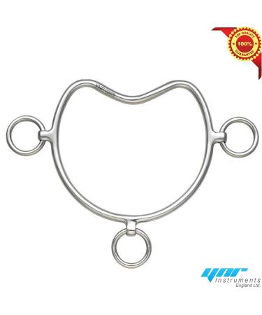 Stainless Steel Equestrian Chifney Anti-Rearing Horse Bit Tack - 5 Inches - Buy Online on GoSupps.com