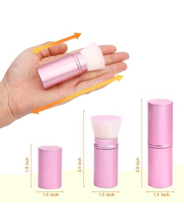 UNIMEIX Sunscreen Brush for Face - Retractable Kabuki Brush for Kids - Blush & Foundation Makeup Brushes - Flawless Application - Pink Flat Top - Buy Online on GoSupps.com