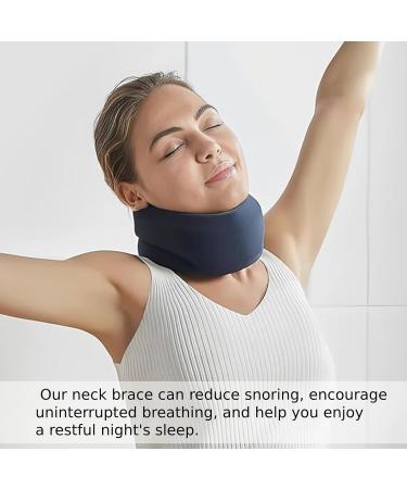 Dzpuhuojz Cervicorrect Neck Brace Soft Foam Neck Brace for Snoring Neck Brace for Neck Pain and Support Neck Support Collar for Relieve Cervical Spine Pressure(Black) - Buy Online on GoSupps.com