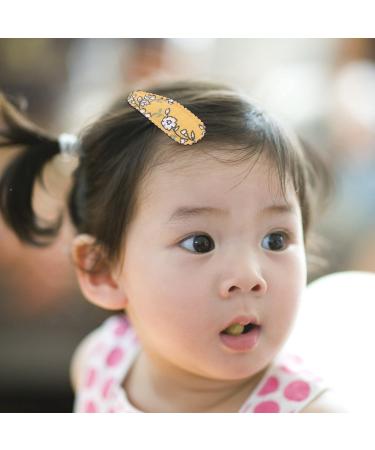 Lurrose Toddler Hair Clips Bangs Hair Clip 10 Pairs Small Hair Clips Snap Clips Flower Cotton Hair No Slip Fabric Hair Barrettes for Toddler Girls Women Toddler Hair Clips Bangs Hair Clip - Buy Online on GoSupps.com