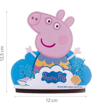 Dekora - Cake Topper Cake Decoration | Peppa Pig Cake Decoration - Dimensions 12 x 12.5 cm - Buy Online on GoSupps.com