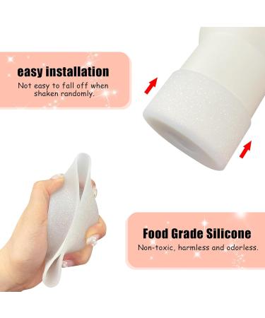 CHRI 5 PCS Cup Bottom Protector & Spill Guard for Stanley Cup - Glitter Silicone Accessories with Personalized Logo - Buy Online on GoSupps.com