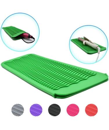 Dajidafu Heat Resistant Pad Travel Easy Storage Wave Texture Skid-proof Design Flat Iron Holder Perfect Giftfor Straightener No.1 - Buy Online on GoSupps.com