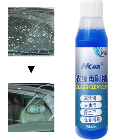 Glass Cleaner - 32ml Automotive Glass Cleaner Windshield Cleaning Spray - Auto Oil Film Remover Spray Streak All Purpose for Car SUV Truck Tosier - Buy Online on GoSupps.com
