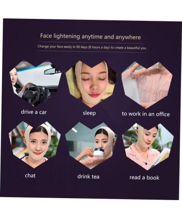 Healeved Bandage Skin Lifting Strap Thin Masseter Chin Bandage Face Strap High Elastic - Buy Online on GoSupps.com