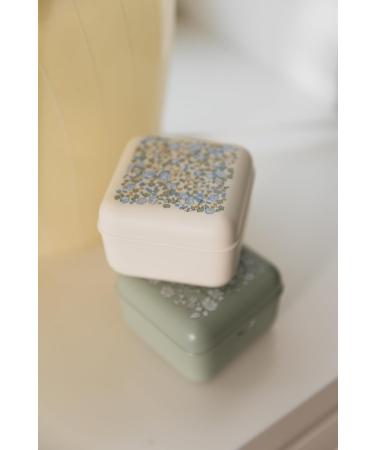 BIBS X Liberty Schnuller Box - BPA Free Sterilizer for Pacifiers | Made in Denmark (Capel Sage) - International Shipping Available - Buy Online on GoSupps.com