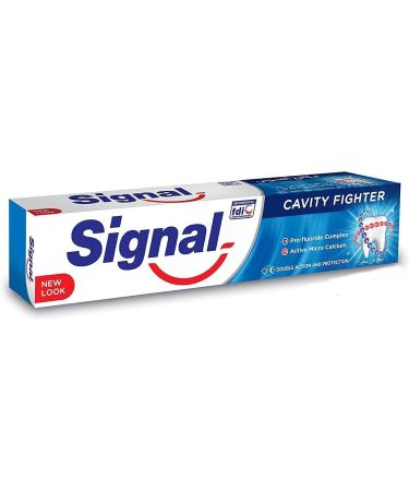 2 Box Signal Anti Caries Toothpaste - Cavity Fighter with Active Micro Calcium & Pro Fluoride Complex for Ultimate Protection (4.23 oz each) - Best for Long Term Fortification - Buy Online on GoSupps.com