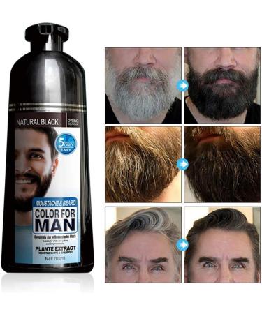 marian Permanent Beard Dye Shampoo for Dying Beard Removal White Gray Beard Hair Beard Shampoo 200 ml - Buy Online on GoSupps.com
