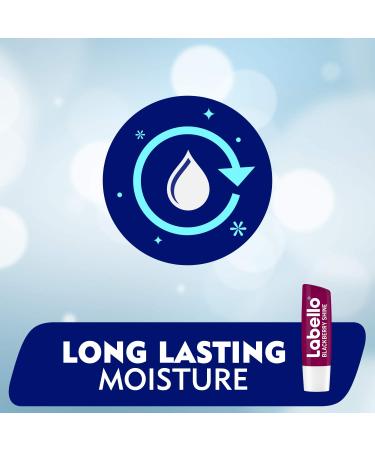 Labello BlackBerry Shine Lip Balm 4.8g - Hydrating Lip Care for Smooth, Luscious Lips - Buy Online on GoSupps.com