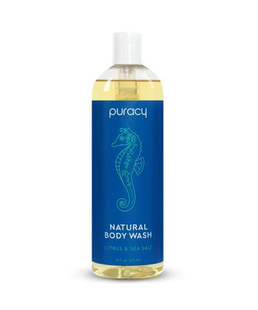 Puracy Natural Body Wash Citrus & Sea Salt 16 fl oz (473 ml)