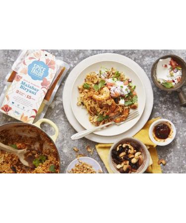 The Spice Tailor Biryani Kits Malabar Biryani in 15 Minutes with 3 Easy Steps 360g Package Pack of 5 - Buy Online on GoSupps.com
