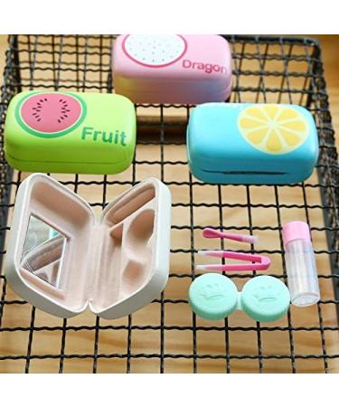 Demarkt Beige Contact Lens Case & Travel Bag - Portable Contact Lens Container - Buy Online on GoSupps.com