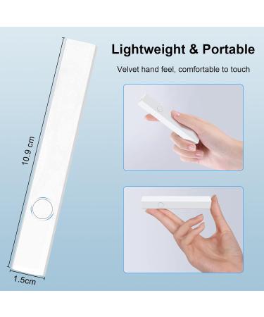 CGBE Mini UV Nail Lamp - Portable 3W LED Nail Dryer for Gel Polish | 20s/60s Timer | Ideal for DIY & Salon Use | USB Compatible White - Buy Online on GoSupps.com