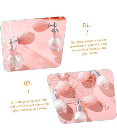 Beavorty 4pcs High Gloss Dusting Glitter Balloons Body Powder Press Powder Makeup Face High Gloss Spray Highlight Powder Spray Makeup Shimmer Spray Shimmering Spray Powder Body Glitter Miss 7.5x7cm x4pcs Whitex4pcs - Buy Online on GoSupps.com