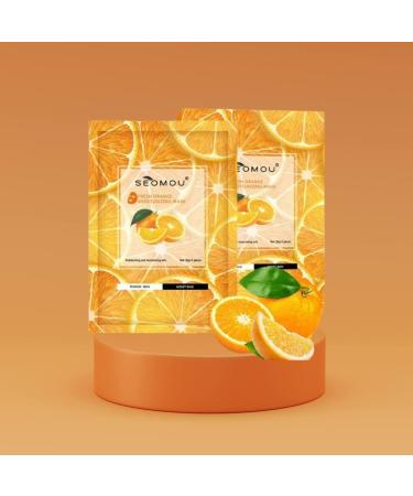 24-Piece Premium Facial Sheet Mask Set | Hydrating Moisturizing & Brightening | Cruelty-Free with Strawberry Honey Orange Lemon Vit C Aloe Vera & Tomato - Buy Online on GoSupps.com