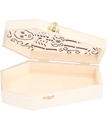Decorative Wooden Coffin Pet Burial Coffin Gothic Style for Coffin Box for Small Pets for Hamsters for Halloween Party Decor(#2) - Buy Online on GoSupps.com